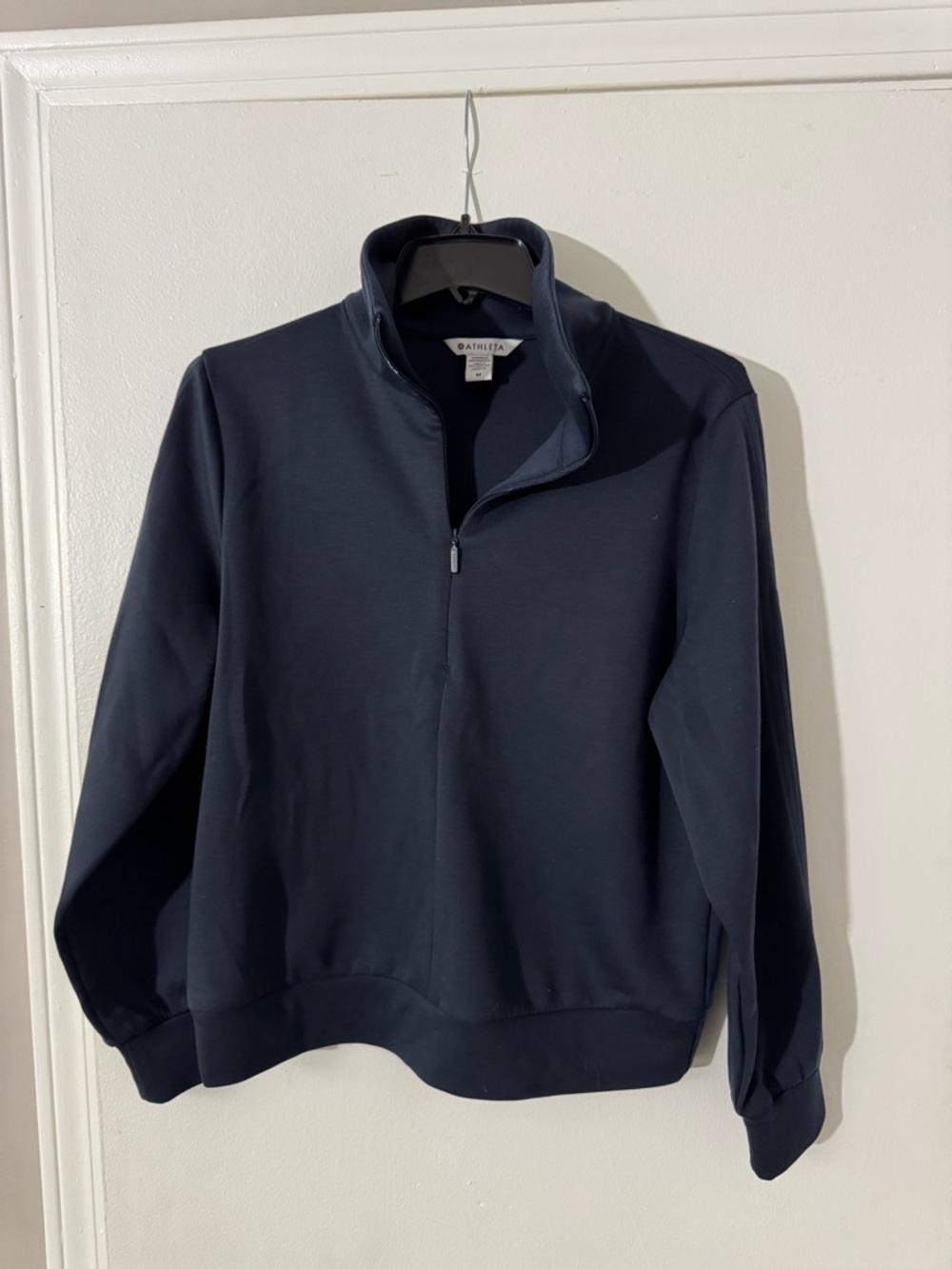 Athleta Women's Dark Navy Quarter-Zip Pullover